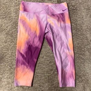 Nike golf tour performance dri-fit tie-dye leggings XL